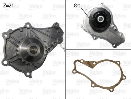 Valeo 506714 Water pump 506714: Buy near me in Poland at 2407.PL - Good price!