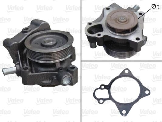 Valeo 506961 Water pump 506961: Buy near me in Poland at 2407.PL - Good price!