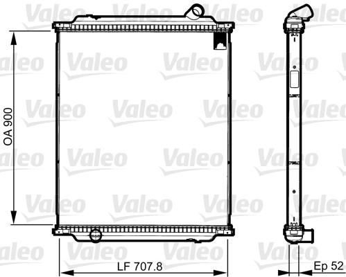 Valeo 733519 Radiator, engine cooling 733519: Buy near me in Poland at 2407.PL - Good price!