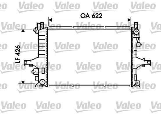 Valeo 734719 Radiator, engine cooling 734719: Buy near me in Poland at 2407.PL - Good price!