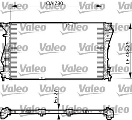 Valeo 735599 Radiator, engine cooling 735599: Buy near me in Poland at 2407.PL - Good price!