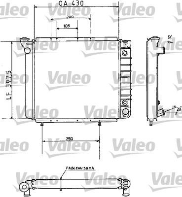 Valeo 810945 Радіатор охолодження двигуна 810945: Приваблива ціна - Купити у Польщі на 2407.PL!