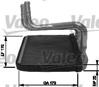 Valeo 812428 Heat exchanger, interior heating 812428: Buy near me in Poland at 2407.PL - Good price!