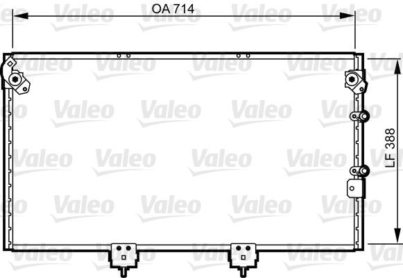 Valeo 814310 Cooler Module 814310: Buy near me in Poland at 2407.PL - Good price!