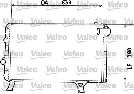 Valeo 730942 Радиатор охлаждения двигателя 730942: Отличная цена - Купить в Польше на 2407.PL!