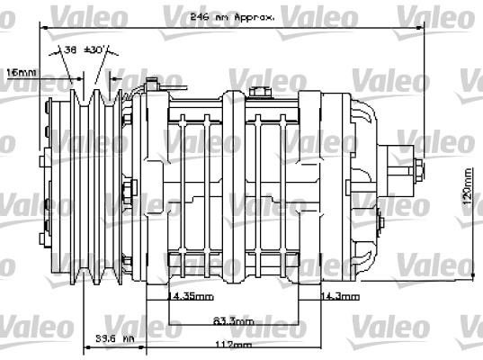 Valeo 815847 Kompressor klimaanlage 815847: Kaufen Sie zu einem guten Preis in Polen bei 2407.PL!