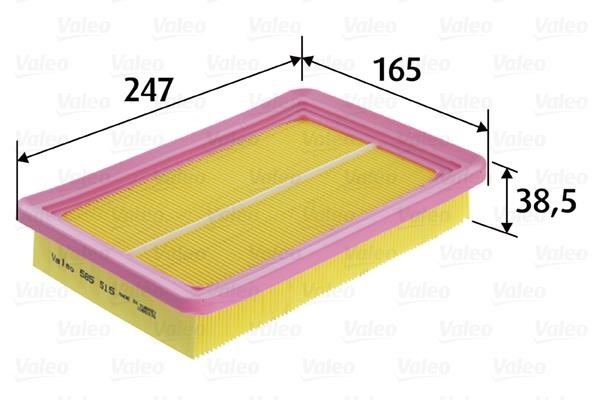 Valeo 585515 Air Filter 585515: Buy near me at 2407.PL in Poland at an Affordable price!