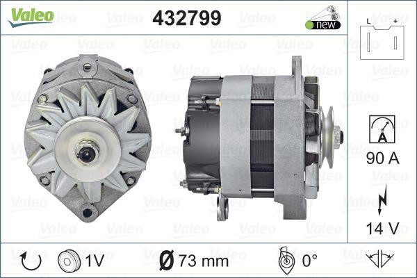 Valeo 432799 Generator 432799: Kaufen Sie zu einem guten Preis in Polen bei 2407.PL!