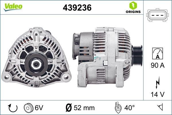 Valeo 439236 Generator 439236: Kaufen Sie zu einem guten Preis in Polen bei 2407.PL!