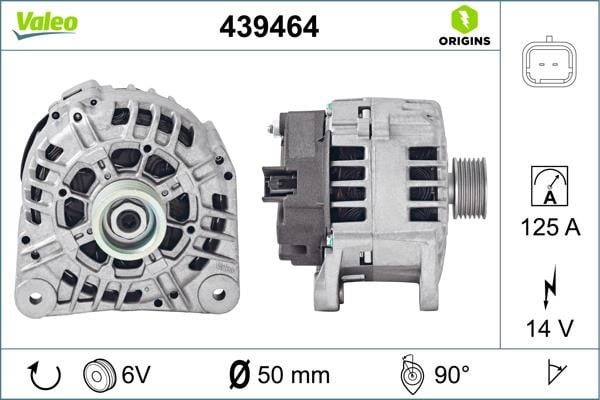 Valeo 439464 Alternator 439464: Buy near me at 2407.PL in Poland at an Affordable price!
