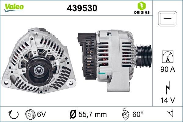 Valeo 439530 Generator 439530: Kaufen Sie zu einem guten Preis in Polen bei 2407.PL!