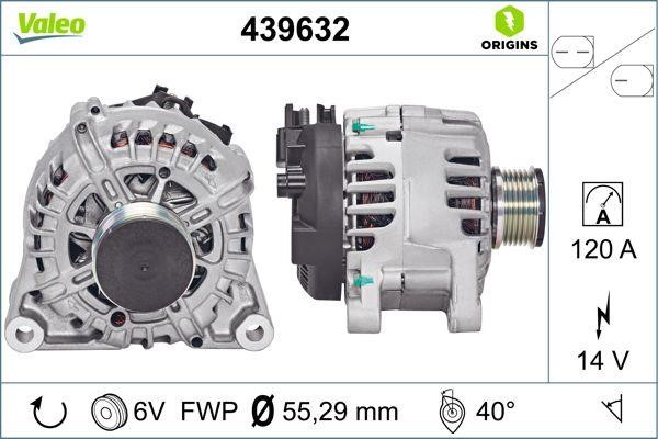 Valeo 439632 Generator 439632: Kaufen Sie zu einem guten Preis in Polen bei 2407.PL!