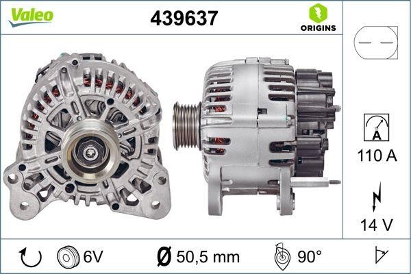 Valeo 439637 Generator 439637: Kaufen Sie zu einem guten Preis in Polen bei 2407.PL!