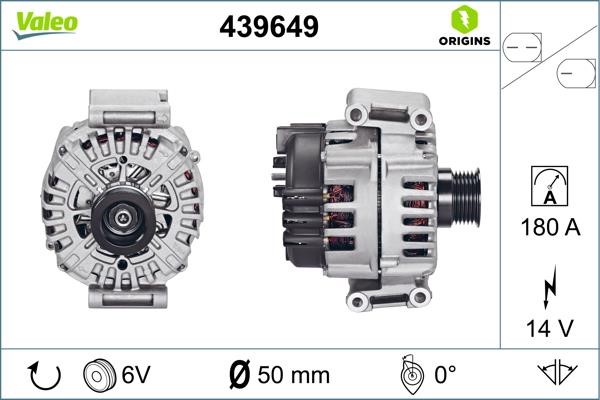 Valeo 439649 Generator 439649: Kaufen Sie zu einem guten Preis in Polen bei 2407.PL!