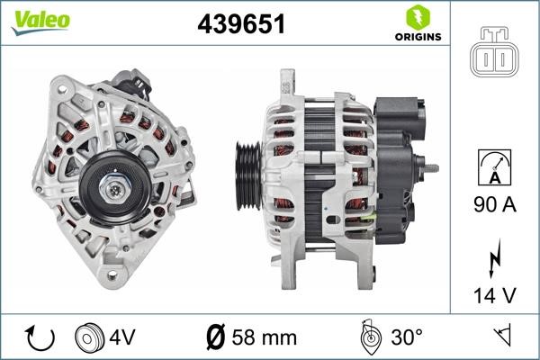 Valeo 439651 Generator 439651: Kaufen Sie zu einem guten Preis in Polen bei 2407.PL!