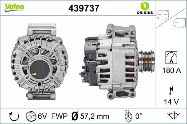 Valeo 439737 Generator 439737: Kaufen Sie zu einem guten Preis in Polen bei 2407.PL!