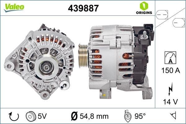 Valeo 439887 Alternator 439887: Buy near me at 2407.PL in Poland at an Affordable price!