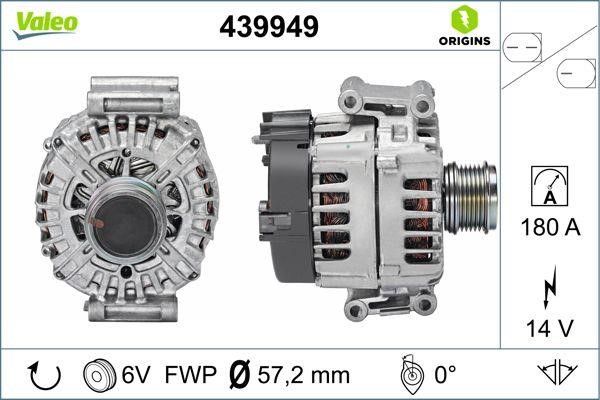 Valeo 439949 Generator 439949: Kaufen Sie zu einem guten Preis in Polen bei 2407.PL!