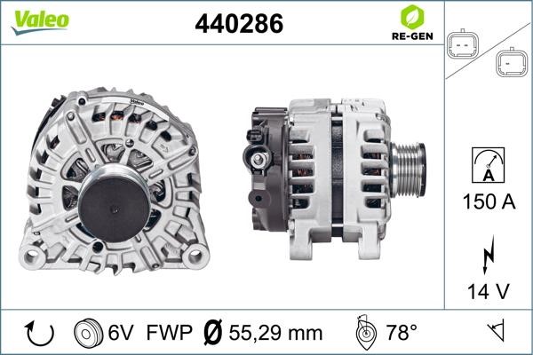 Valeo 440286 Generator 440286: Kaufen Sie zu einem guten Preis in Polen bei 2407.PL!
