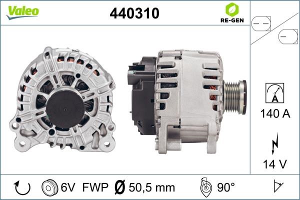 Valeo 440310 Generator 440310: Kaufen Sie zu einem guten Preis in Polen bei 2407.PL!