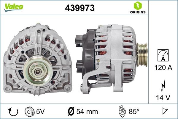 Valeo 439973 Alternator 439973: Dobra cena w Polsce na 2407.PL - Kup Teraz!