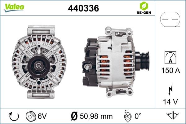Valeo 440336 Generator 440336: Kaufen Sie zu einem guten Preis in Polen bei 2407.PL!