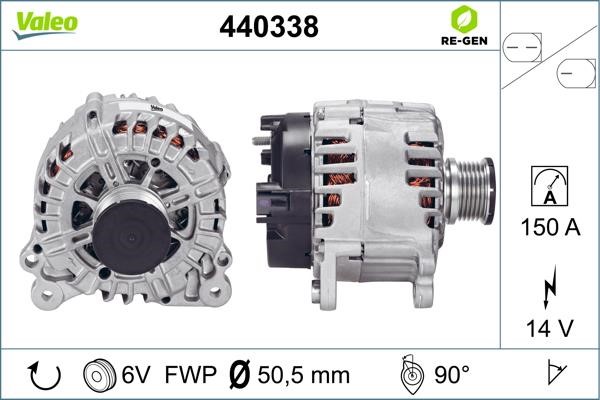 Valeo 440338 Generator 440338: Kaufen Sie zu einem guten Preis in Polen bei 2407.PL!