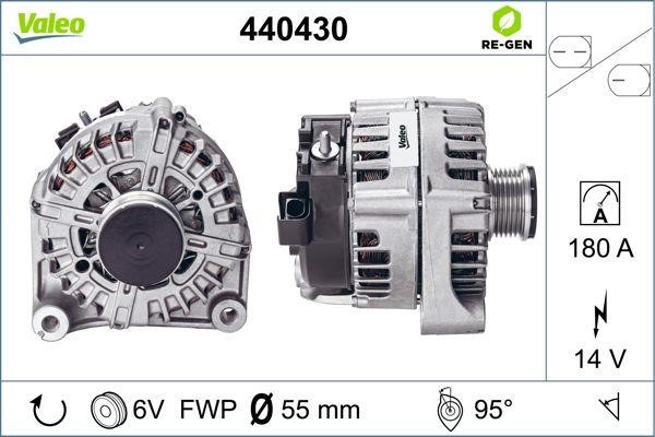 Valeo 440430 Alternator 440430: Buy near me in Poland at 2407.PL - Good price!
