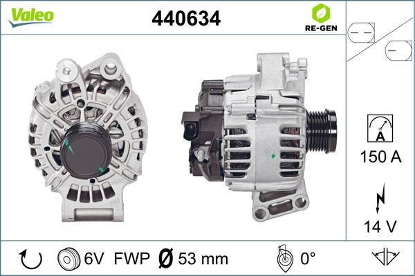 Valeo 440634 Generator 440634: Kaufen Sie zu einem guten Preis in Polen bei 2407.PL!