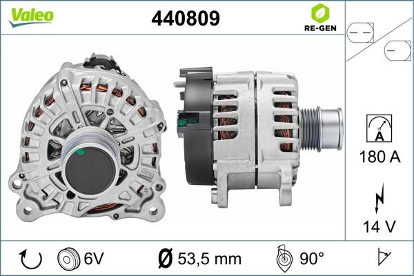 Valeo 440809 Generator 440809: Kaufen Sie zu einem guten Preis in Polen bei 2407.PL!