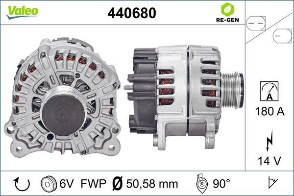 Valeo 440680 Alternator 440680: Buy near me in Poland at 2407.PL - Good price!