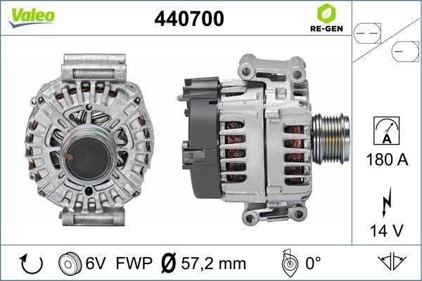 Valeo 440700 Alternator 440700: Buy near me in Poland at 2407.PL - Good price!
