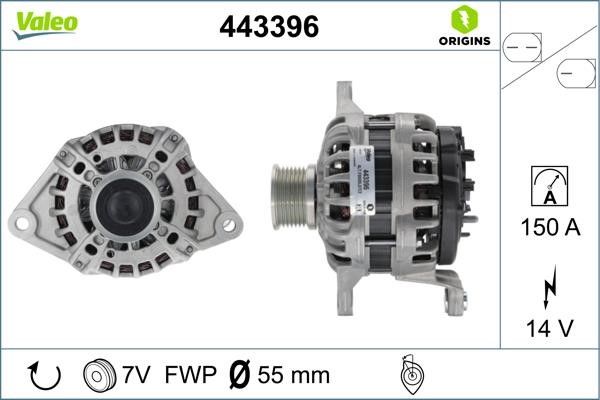 Valeo 443396 Generator 443396: Kaufen Sie zu einem guten Preis in Polen bei 2407.PL!