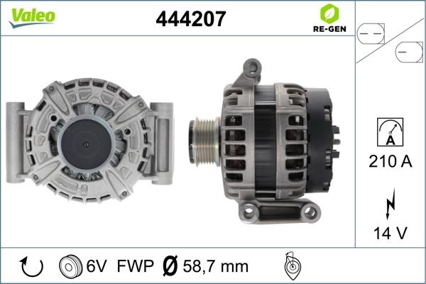 Valeo 444207 Generator 444207: Kaufen Sie zu einem guten Preis in Polen bei 2407.PL!