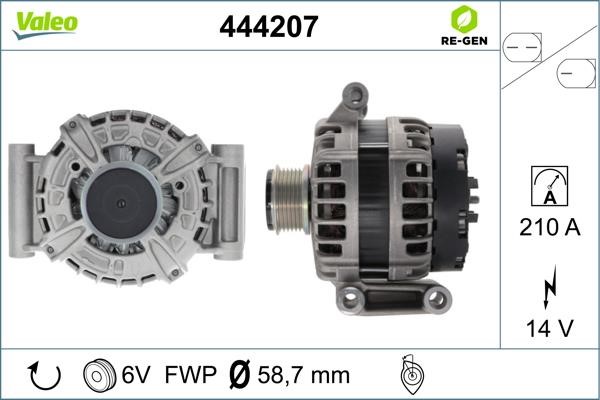 Valeo 444207 Генератор 444207: Отличная цена - Купить в Польше на 2407.PL!