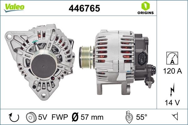 Valeo 446765 Generator 446765: Kaufen Sie zu einem guten Preis in Polen bei 2407.PL!