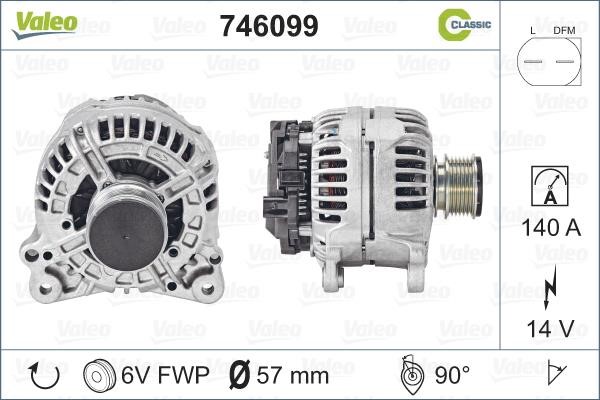 Valeo 746099 Generator 746099: Kaufen Sie zu einem guten Preis in Polen bei 2407.PL!