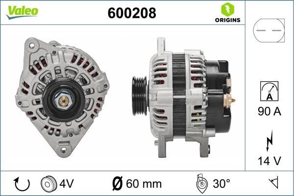 Valeo 600208 Generator 600208: Kaufen Sie zu einem guten Preis in Polen bei 2407.PL!