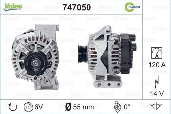 Valeo 747050 Alternator 747050: Buy near me in Poland at 2407.PL - Good price!