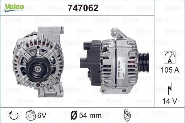 Valeo 747062 Alternator 747062: Buy near me in Poland at 2407.PL - Good price!