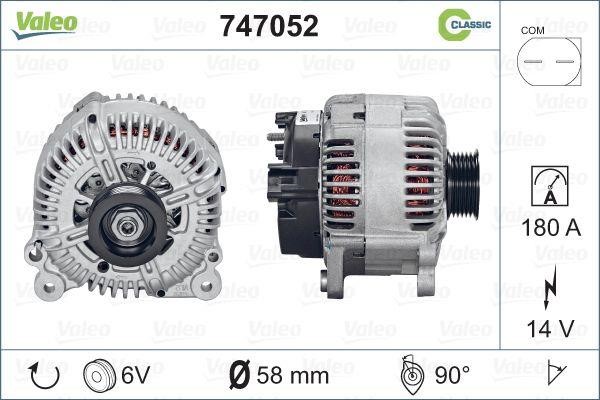 Valeo 747052 Генератор 747052: Отличная цена - Купить в Польше на 2407.PL!