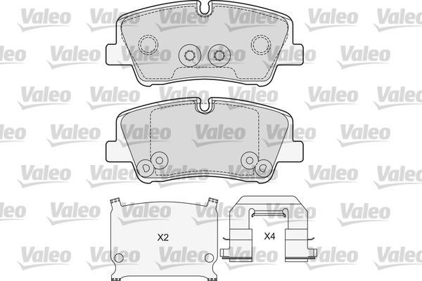 Valeo 601690 Front disc brake pads, set 601690: Buy near me in Poland at 2407.PL - Good price!