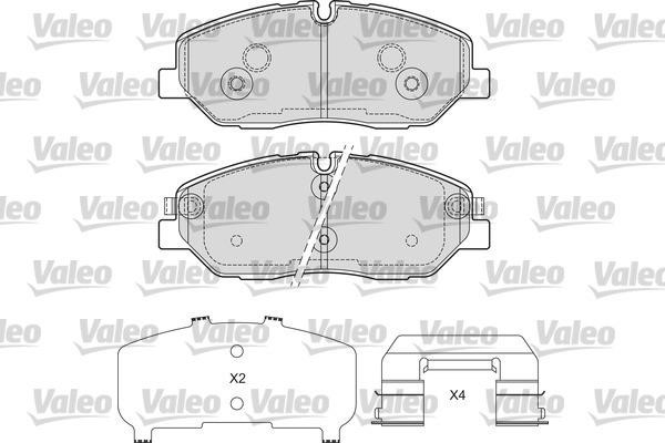 Valeo 601691 Brake Pad Set, disc brake 601691: Buy near me in Poland at 2407.PL - Good price!