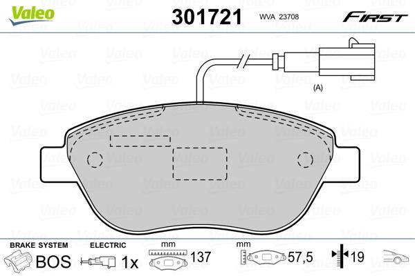 Valeo 301721 Klocki hamulcowe, zestaw 301721: Dobra cena w Polsce na 2407.PL - Kup Teraz!