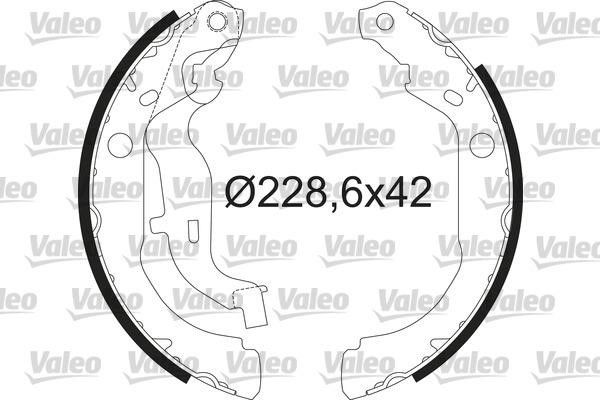 Valeo 564210 Brake shoe set 564210: Buy near me at 2407.PL in Poland at an Affordable price!