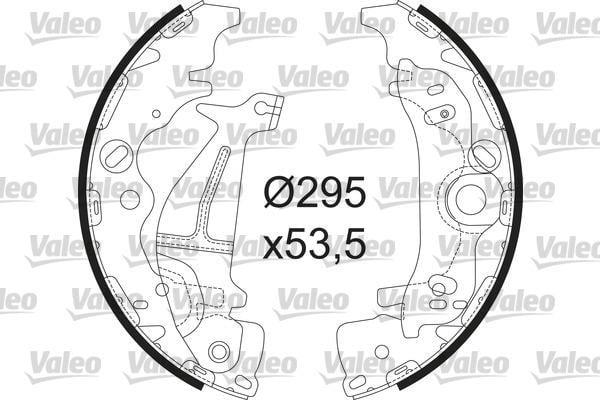 Valeo 564237 Brake shoe set 564237: Buy near me at 2407.PL in Poland at an Affordable price!