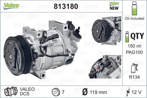 Valeo 813180 Compressor, air conditioning 813180: Buy near me in Poland at 2407.PL - Good price!