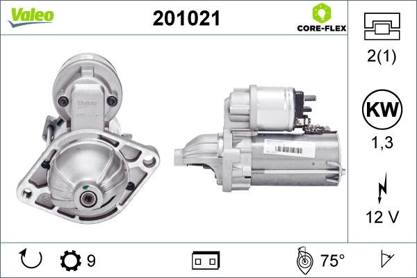 Valeo 201021 Starter 201021: Buy near me at 2407.PL in Poland at an Affordable price!