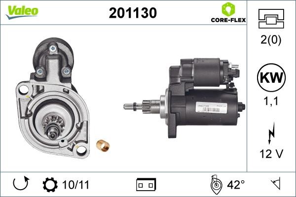 Valeo 201130 Starter 201130: Buy near me at 2407.PL in Poland at an Affordable price!
