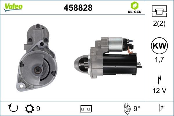 Valeo 458828 Starter 458828: Buy near me at 2407.PL in Poland at an Affordable price!
